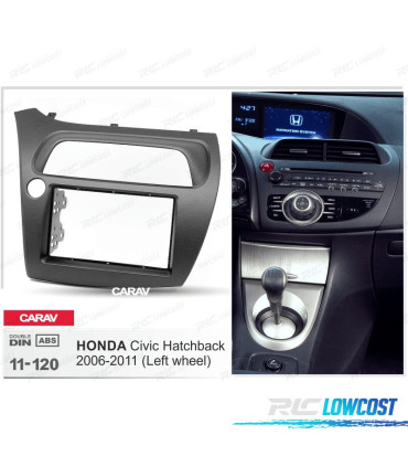 CORNICE NERA RADIO 2-DIN PER HONDA CIVIC HATCHBACK 06-11