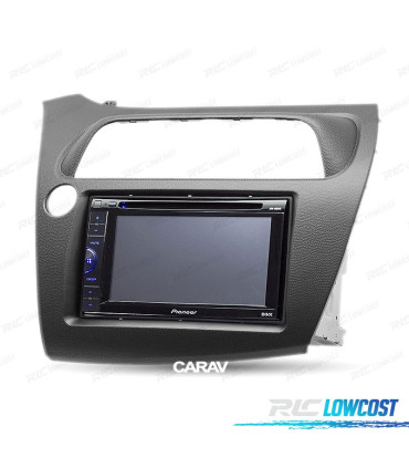 CORNICE NERA RADIO 2-DIN PER HONDA CIVIC HATCHBACK 06-11