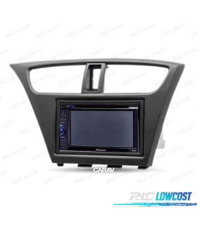CORNICE NERA RADIO 2-DIN PER HONDA CIVIC HATCHBACK 2012