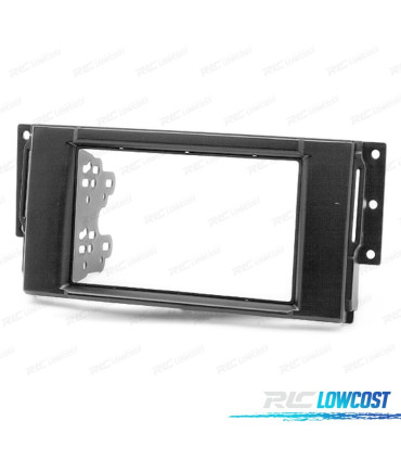 CORNICE NERA RADIO 2-DIN PER LAND ROVER FREELANDER DISCOVERY RANGE ROVER