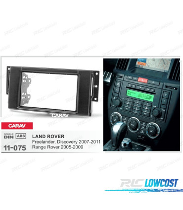 CORNICE NERA RADIO 2-DIN PER LAND ROVER FREELANDER DISCOVERY RANGE ROVER