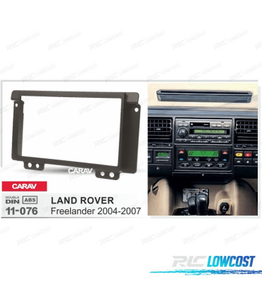 CORNICE NERA RADIO 2-DIN PER LAND ROVER FREELANDER 04-07