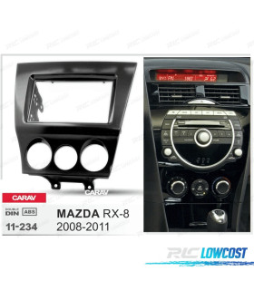 CORNICE NERA LUCIDA RADIO 2-DIN PER MAZDA RX-8 08-11