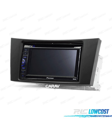 CORNICE NERA RADIO 2-DIN PER MERCEDES CLASSE-E CLASSE-CLS