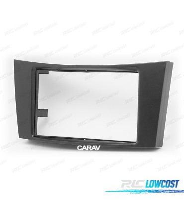 CORNICE NERA RADIO 2-DIN PER MERCEDES CLASSE-E CLASSE-CLS