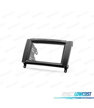 CORNICE NERA RADIO 2-DIN PER MERCEDES CLASSE A CLASSE B VITO VIANO