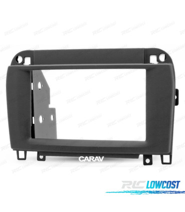 CORNICE NERA RADIO 2-DIN PER MERCEDES CLASSE-CL CLASSE-S