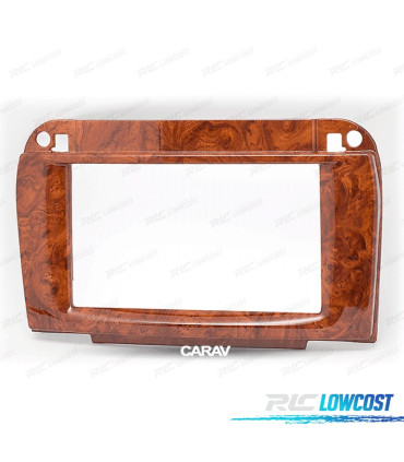 TELAI IN LEGNO LUCIDO DI ALTA QUALITÀ PER RADIO 2-DIN PER MERCEDES CLASSE CL E CLASSE S