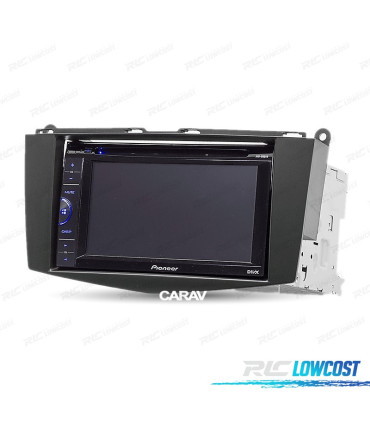 CORNICE NERA PER AUTORADIO 2-DIN PER MERCEDES CLASSE C