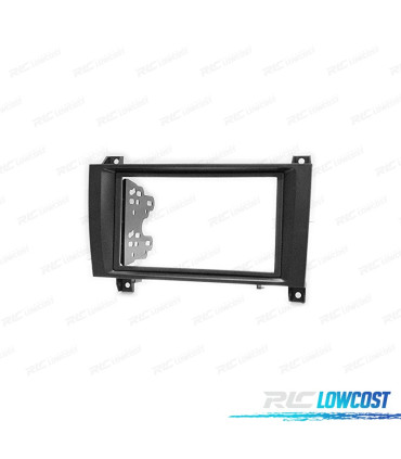 TELAIO NERO RADIO 2-DIN PER MERCEDES CLASSE-SLK