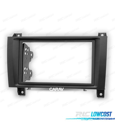 TELAIO NERO RADIO 2-DIN PER MERCEDES CLASSE-SLK