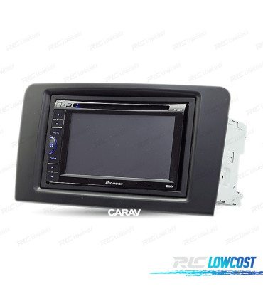 CORNICE NERA RADIO 2-DIN PER MERCEDES CLASSE-M CLASSE-GL