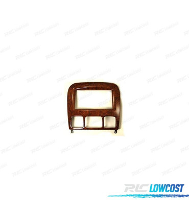 TELAI IN LEGNO DI ALTA QUALITÀ LUCIDO, RADIO 2-DIN PER MERCEDES CLASSE-S