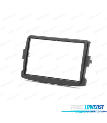 CORNICE NERA RADIO 2-DIN PER RENAULT DACIA DUSTER LOGAN CAPTUR SYMBOL DOKKER LODGY SANDERO TRAFIC