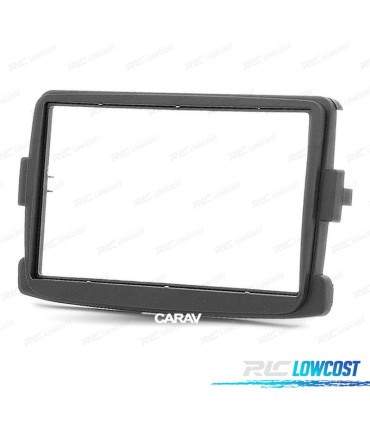 CORNICE NERA RADIO 2-DIN PER RENAULT DACIA DUSTER LOGAN CAPTUR SYMBOL DOKKER LODGY SANDERO TRAFIC