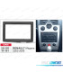 CORNICE NERA RADIO 2-DIN PER RENAULT MEGANE 02-09