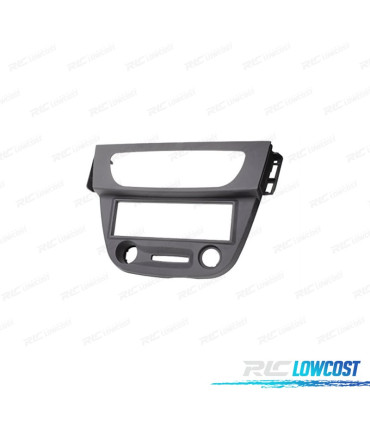 TELAIO GRIGIO SCURO RADIO 1-DIN PER RENAULT MEGANE 08-15 FLUENCE 09