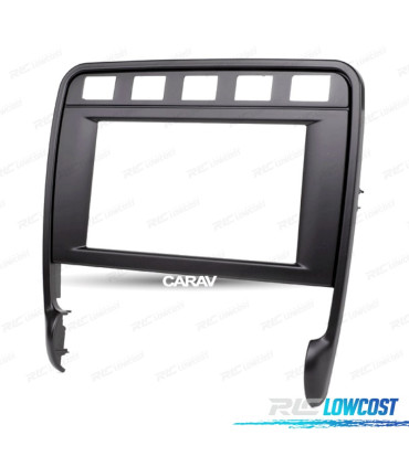 CORNICE NERA RADIO 2-DIN PER PORSCHE CAYENNE 02-10