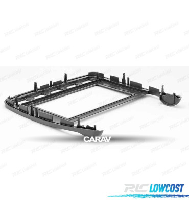 CORNICE NERA RADIO 2-DIN PER PORSCHE CAYENNE 02-10