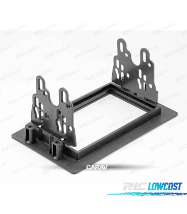 CORNICE NERA PER AUTORADIO 2-DIN PER SAAB 9-5