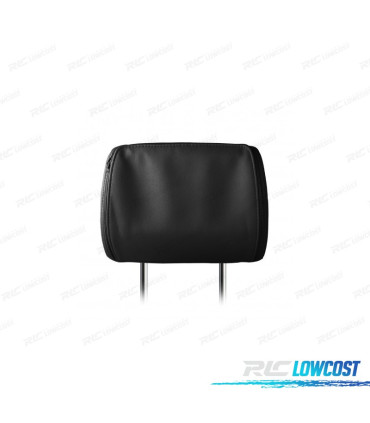 COPPIA DI POGGIATESTA DVD CON SCHERMO 9 POLICI, COLORE NERO