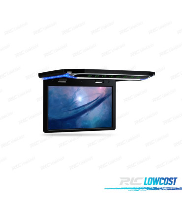 SCHERMO PER TETTO DA 10,1" HD CON HDMI 1080P USB SD E LUCE