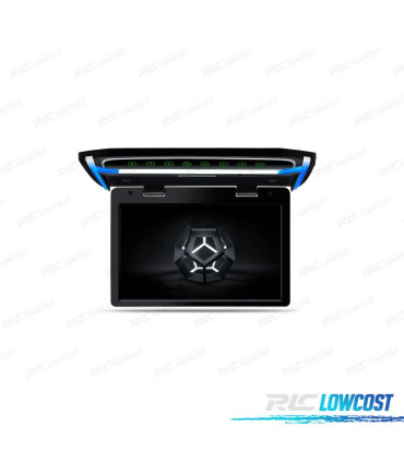 SCHERMO PER TETTO DA 10,1" HD CON HDMI 1080P USB SD E LUCE