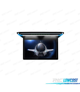 SCHERMO PER TETTO ULTRA SOTTILE DA 15,6" CON HDMI, LUCE LED 1080P, USB E SD