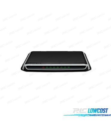 SCHERMO PER TETTO ULTRA SOTTILE DA 15,6" CON HDMI, LUCE LED 1080P, USB E SD