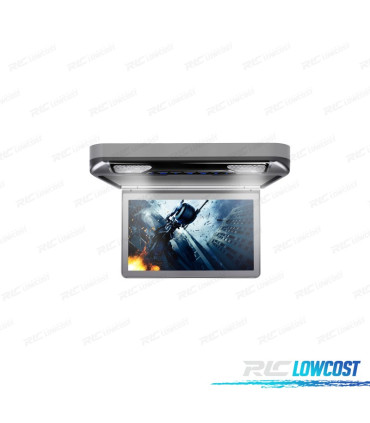 SCHERMO TETTO HD 1080P XTRONS 13,3" CON LUCE DVD HDMI SD USB E ALTOPARLANTI