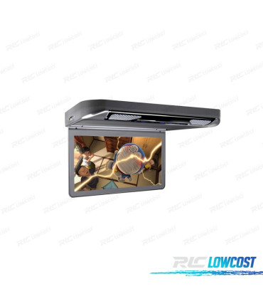 SCHERMO TETTO HD 1080P XTRONS 13,3" CON LUCE DVD HDMI SD USB E ALTOPARLANTI