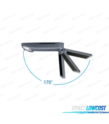 SCHERMO PER TETTO GRIGIO 15,6" CON LETTORE DVD ALTOPARLANTI LUCE E GIOCHI 32 BIT