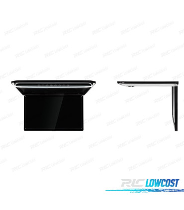 SCHERMO PER TETTO ULTRA SOTTILE DA 17,3" CON HDMI, LUCE LED 1080P, USB E SD.