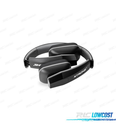 CUFFIE WIRELESS PIEGHEVOLI A INFRAROSSI XTRONS 2 CANALI IN NERO
