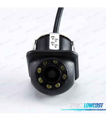 RETROCAMERA POSTERIORE CON LED PER VISIONE NOTTURNA