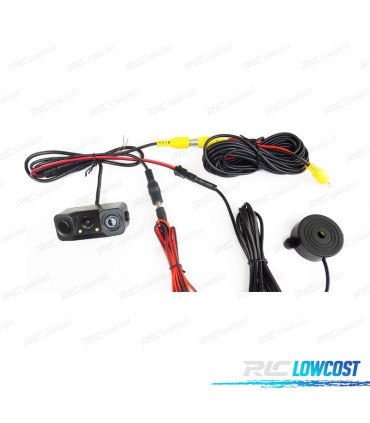 TELECAMERA CON 2 SENSORI DI PARCHEGGIO