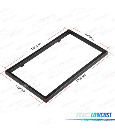 TELAI 2 DIN PER AUTORADIO XTRONS 115X188MM