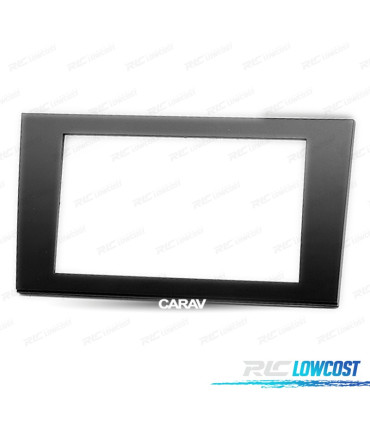CORNICE NERA PER AUTORADIO 2-DIN PER AUDI A4 E SEAT EXEO