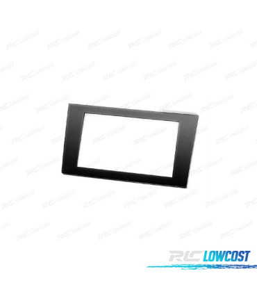 CORNICE NERA PER AUTORADIO 2-DIN PER AUDI A4 E SEAT EXEO