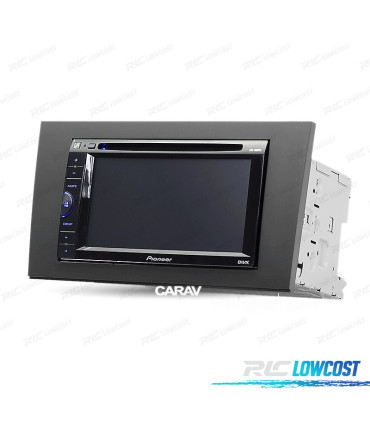 CORNICE NERA PER AUTORADIO 2-DIN PER AUDI A4 E SEAT EXEO