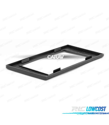 CORNICE NERA PER AUTORADIO 2-DIN PER AUDI A4 E SEAT EXEO