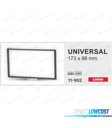 TELAI UNIVERSALI PER AUTORADIO 2-DIN 173*98 MM