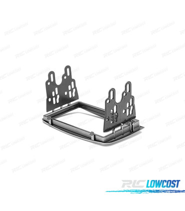 Telaio grigio radio 2-DIN per Alfa Romeo 147 e GT.