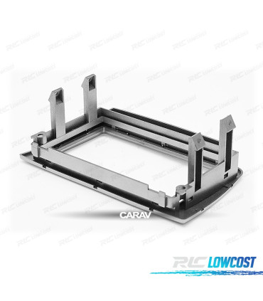 Telaio grigio radio 2-DIN per Alfa Romeo MiTo.