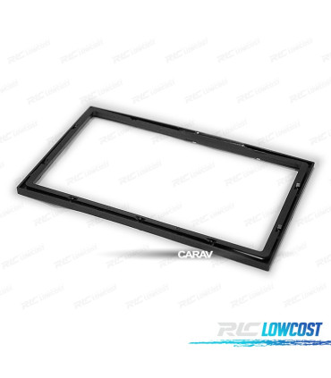 TELAIETTO NERO PER AUTORADIO 2-DIN PER MERCEDES VOLKSWAGEN VW SKODA SEAT VOLVO