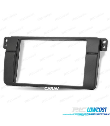 CORNICE NERA PER AUTORADIO 2-DIN PER BMW SERIE 3 E46