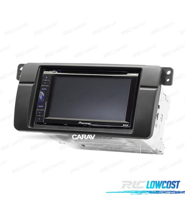 CORNICE NERA PER AUTORADIO 2-DIN PER BMW SERIE 3 E46