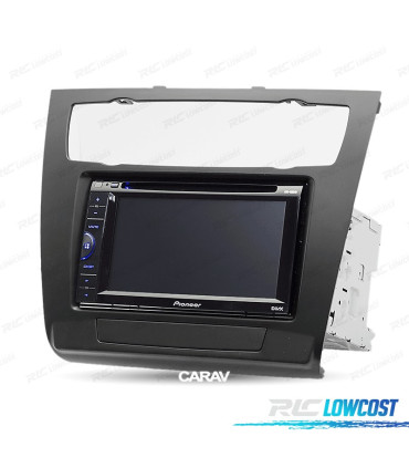 CORNICE NERA PER AUTORADIO 2-DIN PER BMW SERIE 1 E81 E82 E87 E88