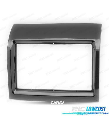 CORNICE NERA LUCIDA RADIO 2-DIN PER CITROEN JUMPER PEUGEOT BOXER FIAT DUCATO
