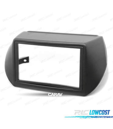 CORNICE NERA RADIO 2-DIN PER CITROEN NEMO PEUGEOT BIPPER FIAT FIORINO, QUBO